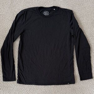 Prana Men's Classic Black Long Sleeve Tee